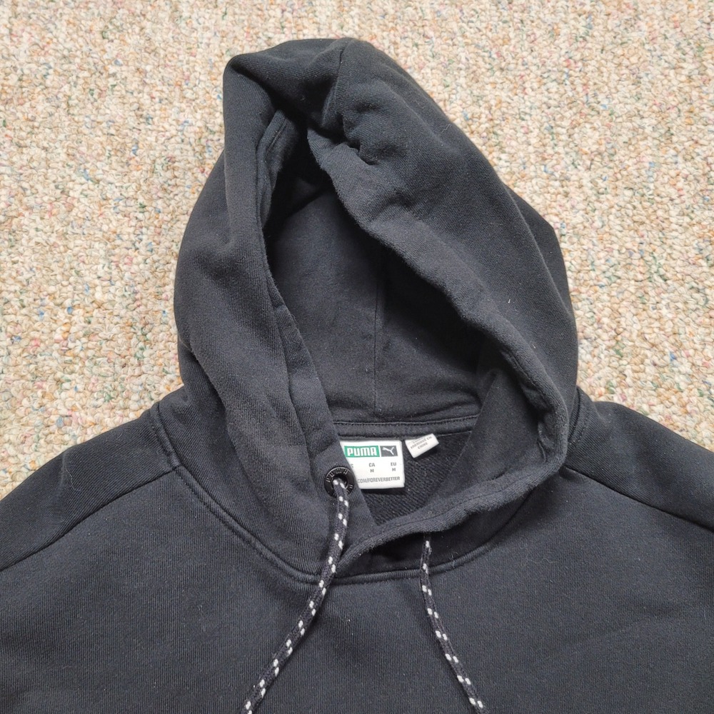 Puma‎ Japan Graphic Hoodie Mens Medium Black Snake Floral Tattoo Print Pullover - Picture 3 of 16